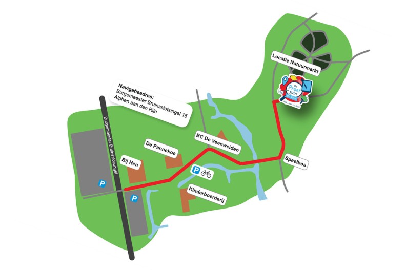 Locatie en route